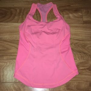 Lulu 🍋 coral pink tank size 6